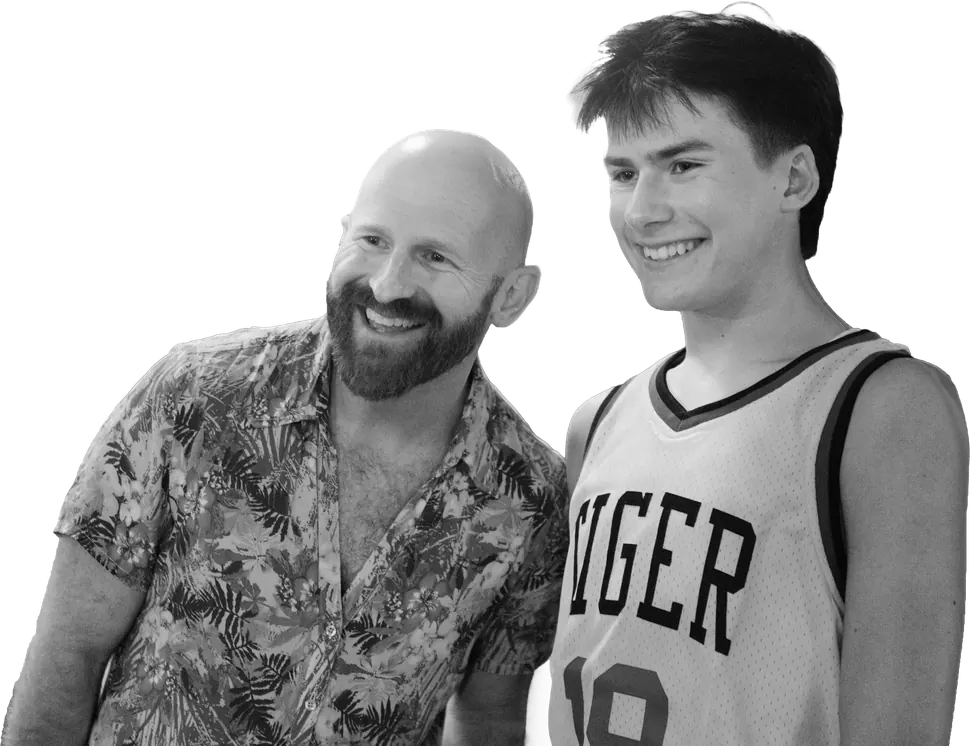 Two DanceForward faculty members smiling together